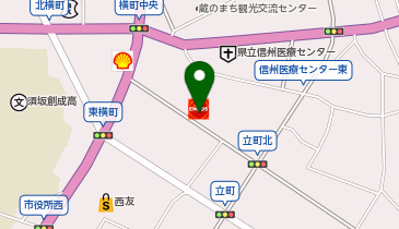 カースタレンタカー 須坂店の地図画像