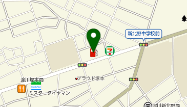 カースタレンタカー 十三塚本店の地図画像