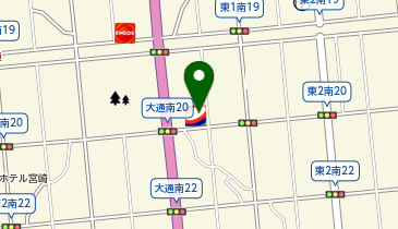 カースタレンタカー 帯広大通店の地図画像