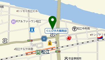 カースタレンタカー 松江アーバンホテル店の地図画像