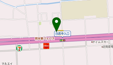 カースタレンタカー 熊本近見店の地図画像