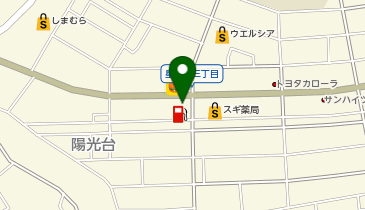 カースタレンタカー 星ケ丘店の地図画像