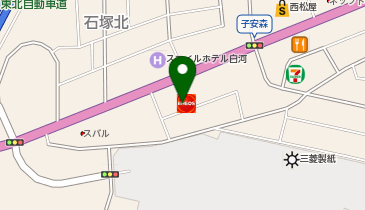 カースタレンタカー 新白河駅前店の地図画像