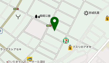 カースタレンタカー 深谷上柴店の地図画像