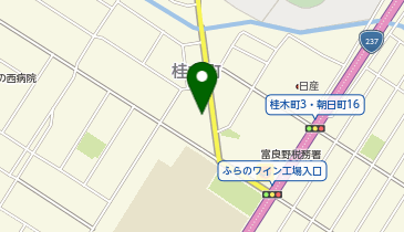 カースタレンタカー 富良野店の地図画像