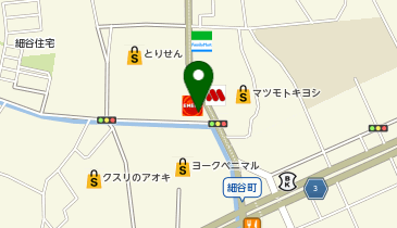 カースタレンタカー 宇都宮細谷店の地図画像