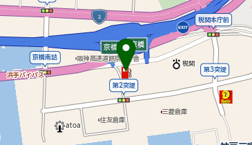 カースタレンタカー 神戸京橋インター店の地図画像