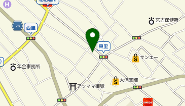 カースタレンタカー 宮古島平良西里ステーションの地図画像