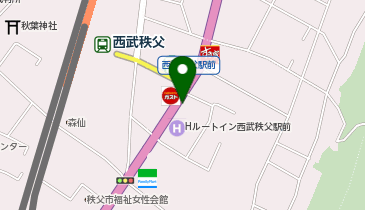 カースタレンタカー 西武秩父駅店の地図画像