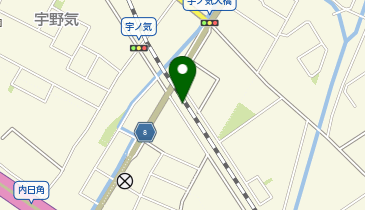 カースタレンタカー 宇野気陸橋下ステーションの地図画像