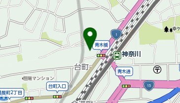 カースタレンタカー 横浜青木橋ステーションの地図画像