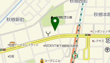 カースタレンタカー 新下関駅前ステーションの地図画像
