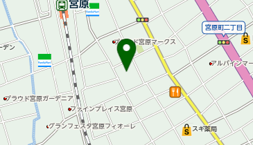 カースタレンタカー 宮原駅前東口ステーションの地図画像