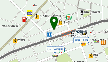 カースタレンタカー 常盤平駅前北口ステーションの地図画像
