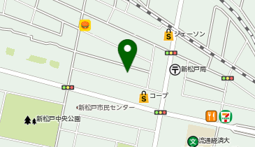 カースタレンタカー 新松戸第一ステーションの地図画像