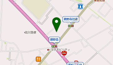 カースタレンタカー 相模原鵜野森ステーションの地図画像