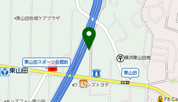 カースタレンタカー 横浜東山田店の地図画像
