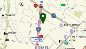 カースタレンタカー 敦賀駅前かなわアパートメントステーションの地図画像