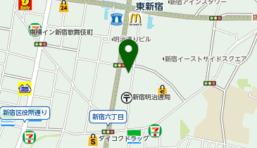 カースタレンタカー 東新宿駅前店の地図画像