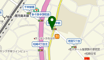 カースタレンタカー 西鉄千早駅東口ステーションの地図画像