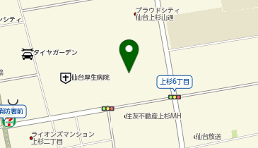 栄光ゼミナール イオンモール仙台上杉校の地図画像