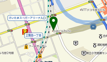 河合塾マナビス さいたま新都心校の地図画像