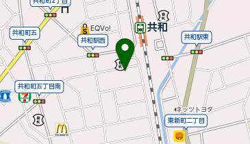 河合塾マナビス 共和駅前校の地図画像