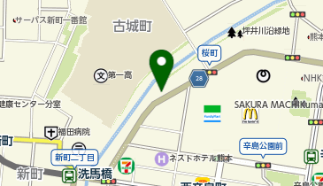 河合塾マナビス サクラマチ校の地図画像