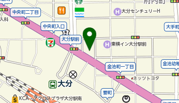 河合塾マナビス 大分駅前校の地図画像
