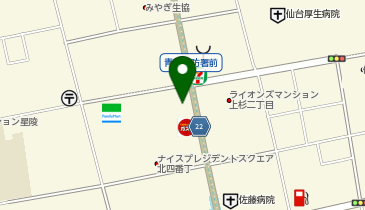 河合塾マナビス 上杉校の地図画像