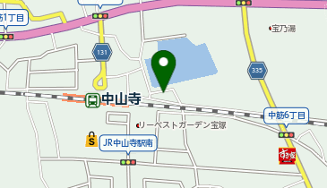 河合塾マナビス 中山寺校の地図画像