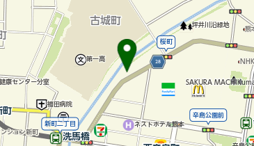 河合塾マナビス サクラマチ校の地図画像