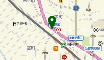 河合塾マナビス 池田駅前校の地図画像