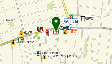 河合塾マナビス 桜新町校の地図画像