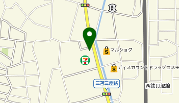 ヨネザワコンタクト 三苫店の地図画像