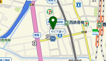 香椎コンタクトの地図画像