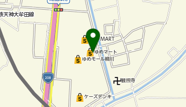 メガネのヨネザワ ゆめモール柳川店の地図画像