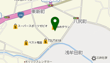 メガネのヨネザワ ゆめタウン大牟田店の地図画像