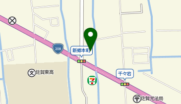 メガネのヨネザワ 南佐賀店の地図画像