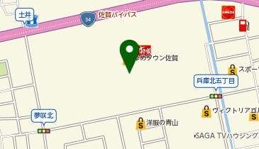 メガネのヨネザワ ゆめタウン佐賀店の地図画像