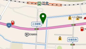 メガネのヨネザワ 江北店の地図画像