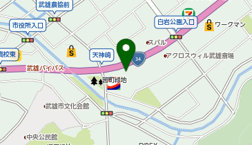 メガネのヨネザワ 武雄店の地図画像