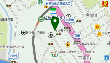 メガネのヨネザワ 佐世保四ケ町店の地図画像