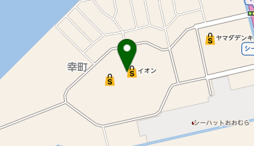 メガネのヨネザワ イオン大村店の地図画像