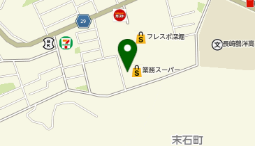 メガネのヨネザワ フレスポ深堀店の地図画像