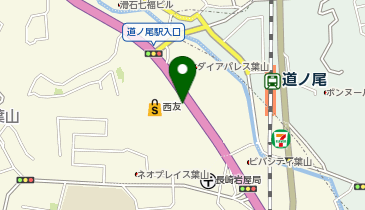 メガネのヨネザワ サニー道の尾店の地図画像