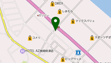 メガネのヨネザワ 時津日並バイパス店の地図画像