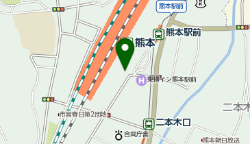 メガネのヨネザワ アミュプラザくまもと店の地図画像