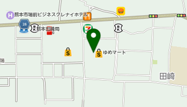 メガネのヨネザワ ゆめマート田崎店の地図画像