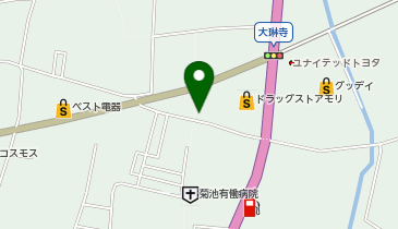 メガネのヨネザワ 菊池店の地図画像